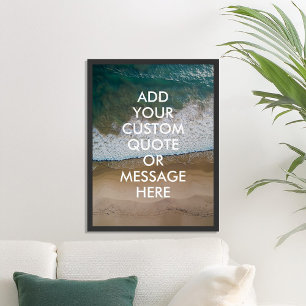 Skapa ditt eget citattecken poster