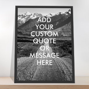 Skapa ditt eget citattecken poster