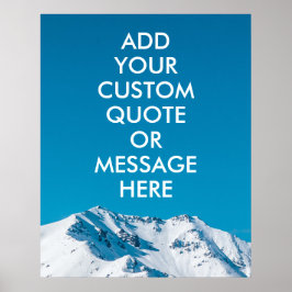 Skapa ditt eget citattecken poster