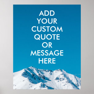 Skapa ditt eget citattecken poster