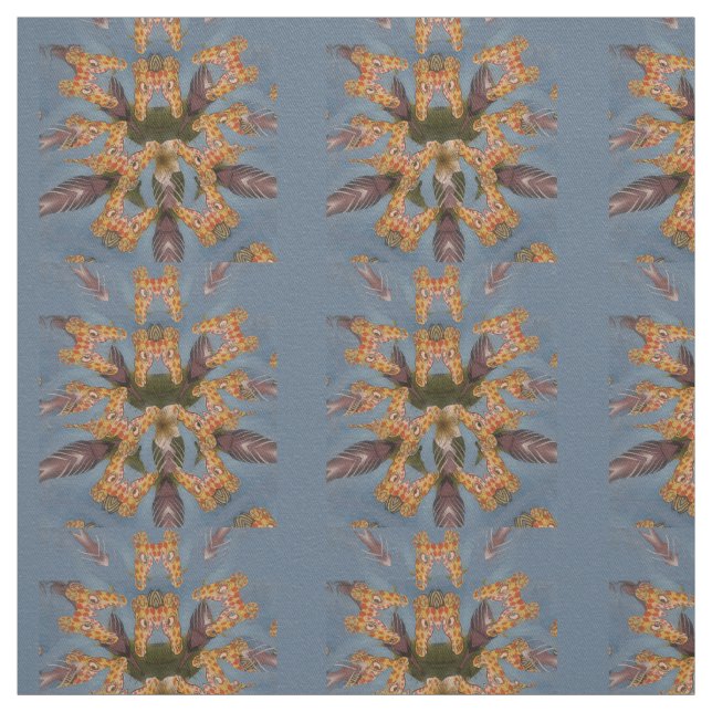 Skapa ditt eget Cute Giraffe-utskriftskonstruktion Tyg (Provkarta)