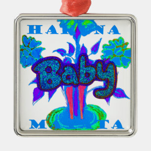 Skapa ditt eget Cute Nice, vackert Glitter Baby Julgransprydnad Metall