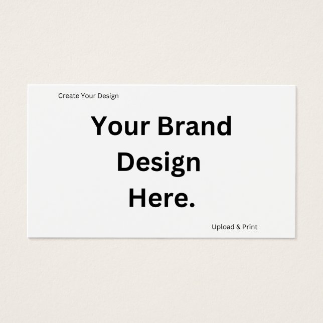 Skapa ditt eget design- och skrivarprofilkort visitkort (Framsidan)