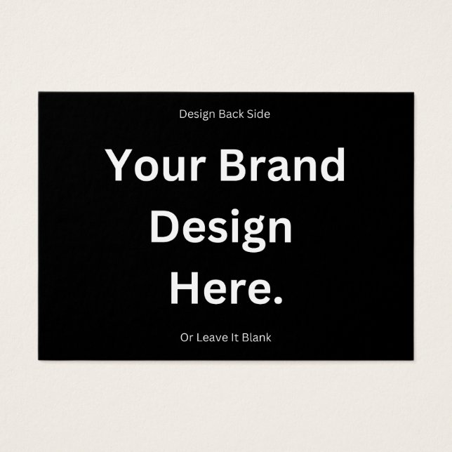 Skapa ditt eget design- och skrivarprofilkort visitkort (Framsidan)