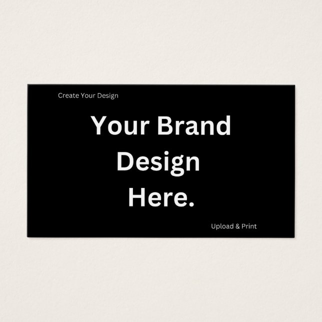 Skapa ditt eget design- och skrivarprofilkort visitkort (Framsidan)