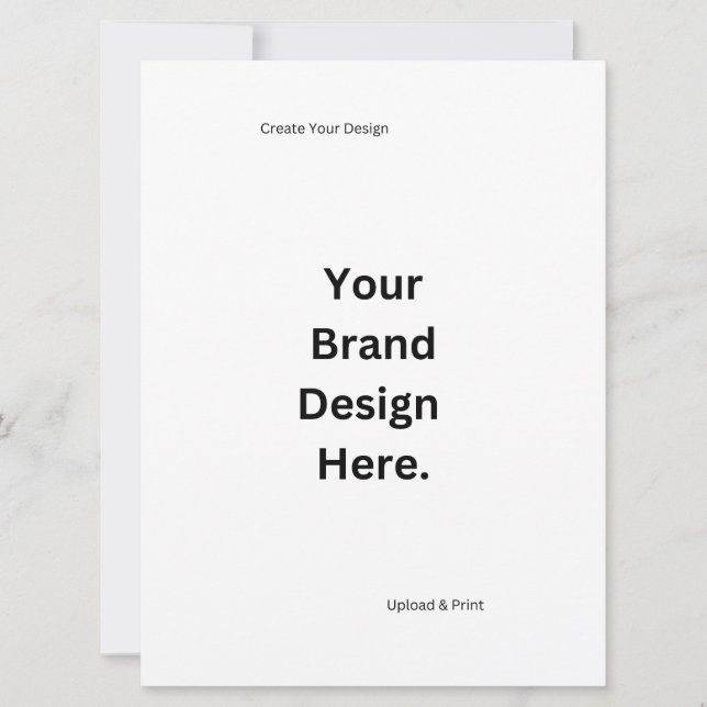 Skapa ditt eget designkort och skriv ut ett vanlig (Framsida)