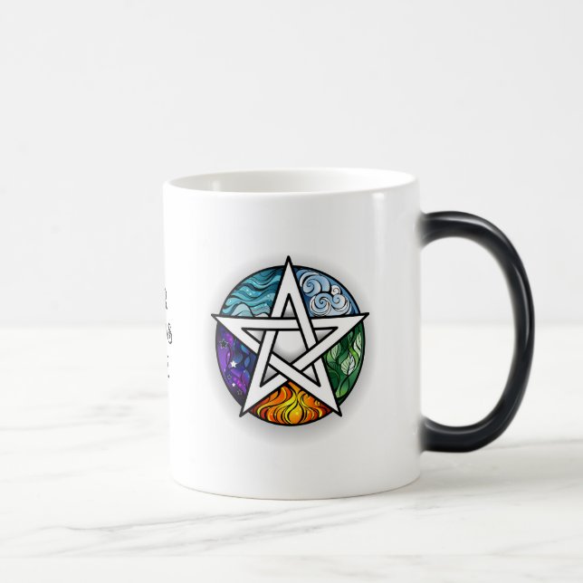 Skapa ditt eget Elemental Pentacle Magisk Mugg (Höger)