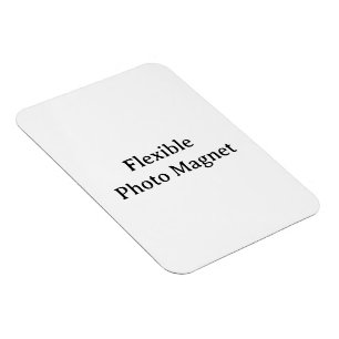 Skapa Ditt Eget Enkla Anpassade 3"x4" Flexibla Fot Magnet