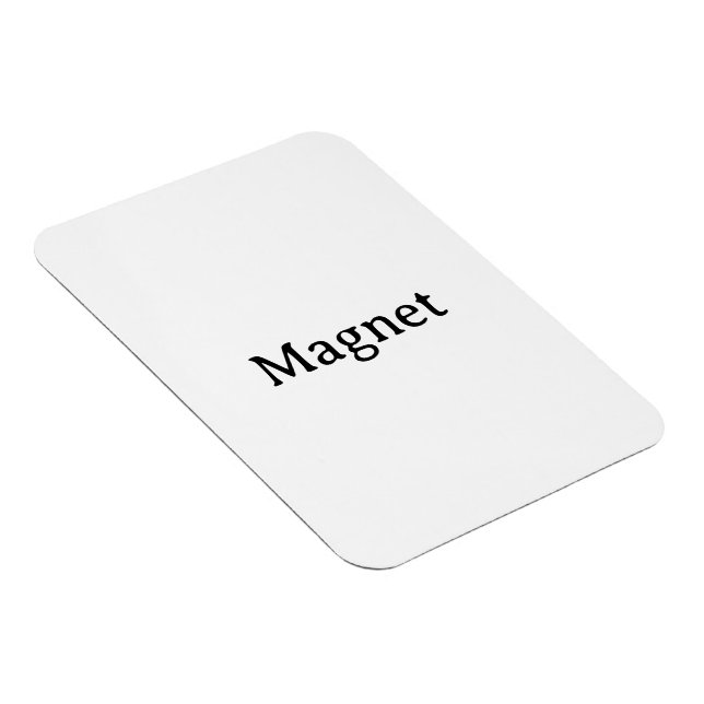 Skapa Ditt Eget Enkla Anpassade 3"x4" Flexibla Fot Magnet (Högersidan)