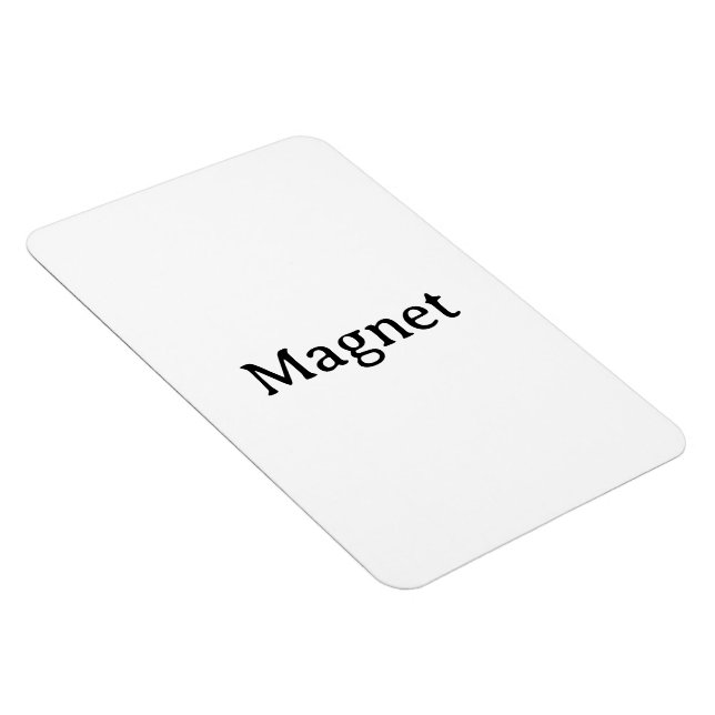 Skapa Ditt Eget Enkla Anpassade 4"x6" Flexibla Fot Magnet (Högersidan)