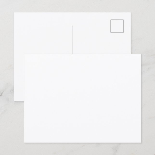 Skapa ditt eget enkla anpassade designkort vykort (Fram/baksida)