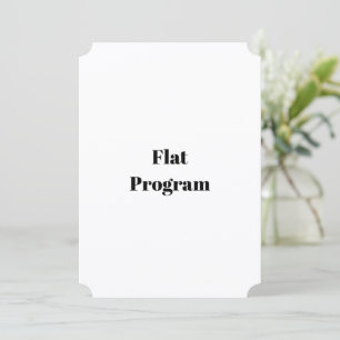 Skapa Ditt Eget Enkla Företag 5" x 7" Platt Program