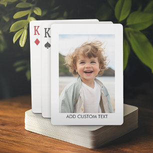 Skapa ditt eget enstaka fotogalleri, vitt gräns casinokort