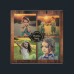 Skapa ditt eget familjefollkollage monogram trätavla<br><div class="desc">Skapa din egen familjs fotokollage av träväggskonst. Lägg till dina egna foton och dina egna namn och skapa mycket personliga och unika väggkonst.</div>