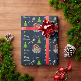 Skapa ditt eget familjefoto God jul Presentpapper