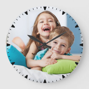 Skapa ditt eget familjefoto stor klocka