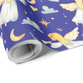 Skapa ditt eget Färg Choice Trumpeting Änglar Presentpapper