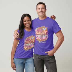 Skapa ditt eget färgade lärartorg t shirt