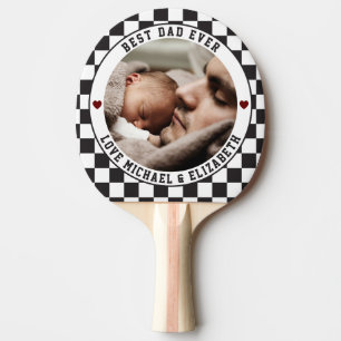 Skapa ditt eget Fars dag bästa Pappa någonsin-foto Pingisracket