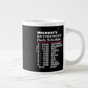 Skapa ditt eget fina schema Pension Gift  Jumbo Mugg
