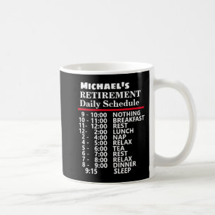 Skapa ditt eget fina schema Pension Gift   Kaffemugg