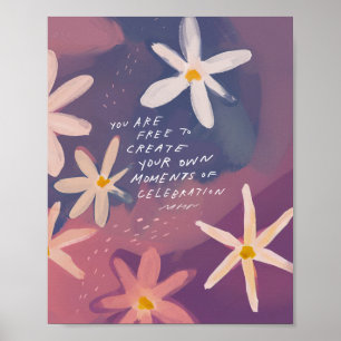 Skapa ditt eget Firande, inspirerande Poster