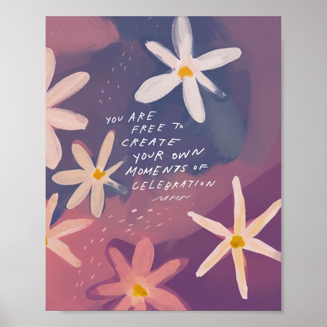 Skapa ditt eget Firande, inspirerande Poster (Framsidan)