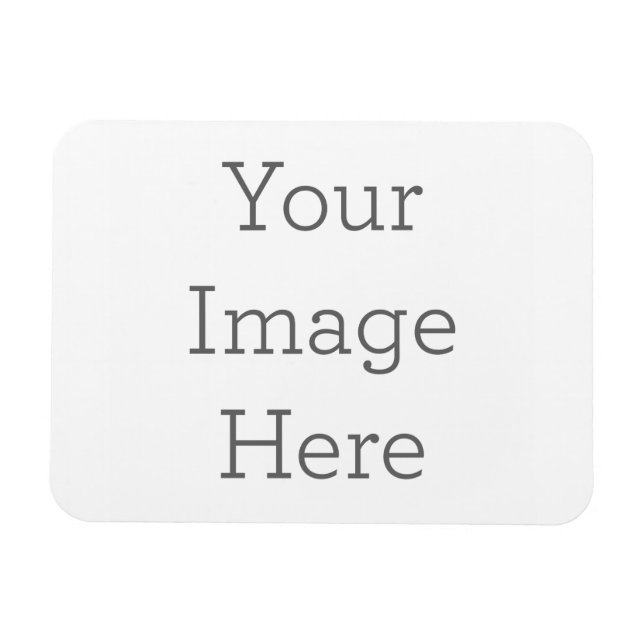 7,6 x 10,1 cm Flexibel fotomagnet (Horisontell)