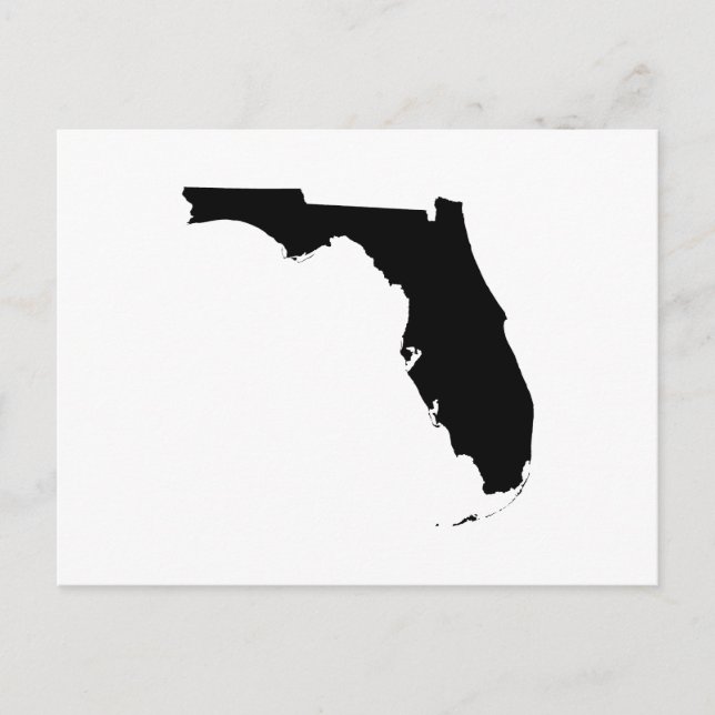 Skapa Ditt Eget Flytt till Florida-meddelande Vykort (Framsida)