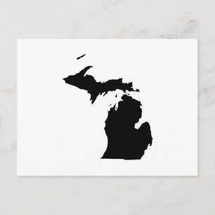 Skapa ditt eget flytt till Michigan-kort Vykort