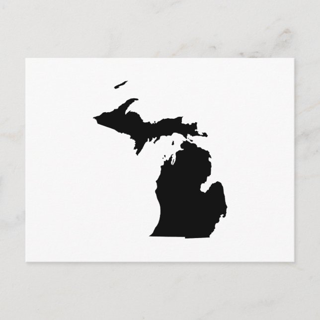 Skapa ditt eget flytt till Michigan-kort Vykort (Framsida)