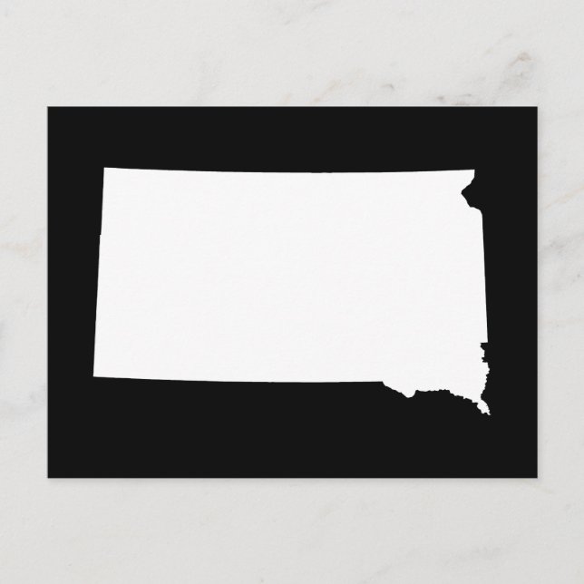 Skapa ditt eget flyttningsmeddelande för South Dak Vykort (Framsida)