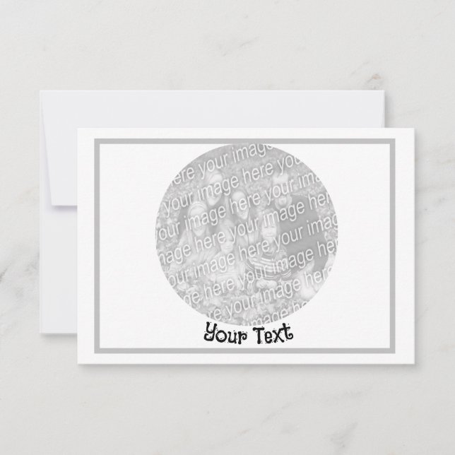 Skapa ditt eget födelsedagstackkort tack kort (Framsida)