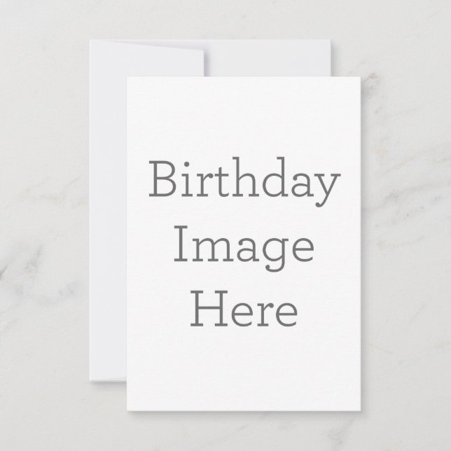 8.9 x 12.7 cm Platt Save The Date-kort (Framsida)