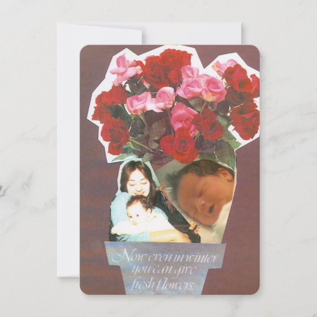 Skapa ditt eget födelsemeddelande meddelande (Framsida)