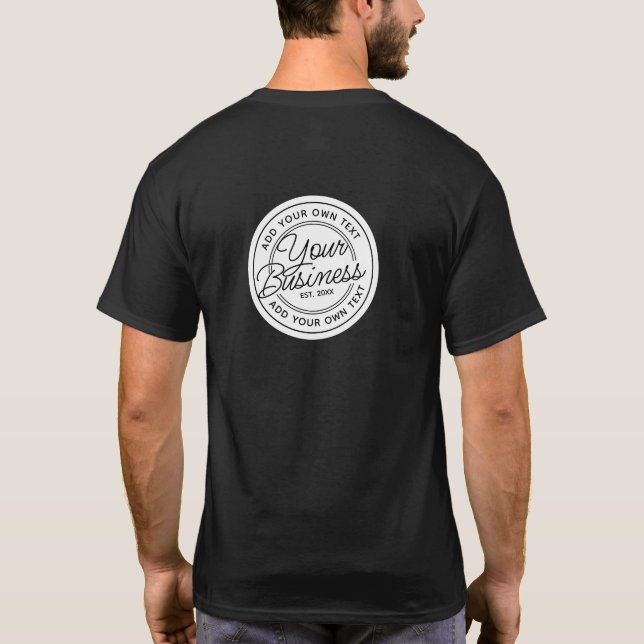 Skapa ditt eget företag t shirt (Baksida)
