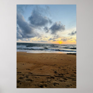 Skapa ditt eget foto enkelt Modern sol ris Poster