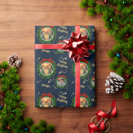 Skapa ditt eget foto God jul lägg till namn Presentpapper
