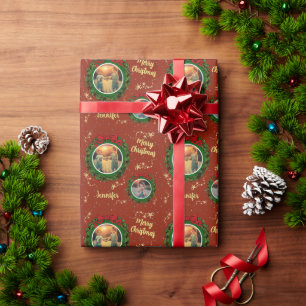 Skapa ditt eget foto God jul monogrammat Presentpapper