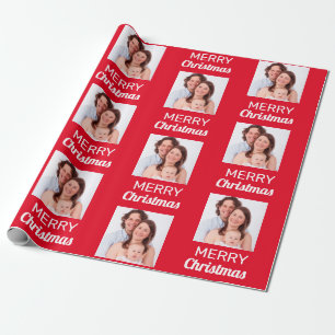 Skapa ditt eget foto God jul - rött Presentpapper