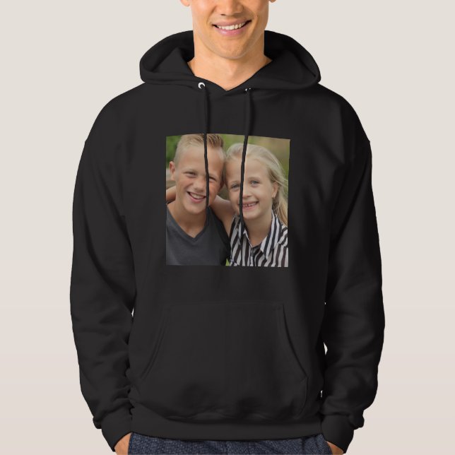 Skapa ditt eget foto hoodie (Framsida)