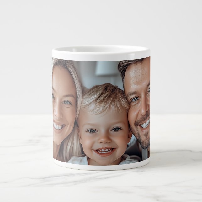 Skapa Ditt Eget Foto Jumbo Mugg (Framsidan)