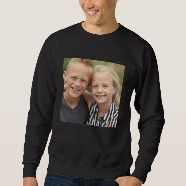 Skapa ditt eget foto lång ärmad tröja (Framsida)