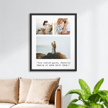 Skapa ditt eget foto med offert 3 Poster<br><div class="desc">Skapa din egen anpassningsbar-offert poster väggkonst. Med minimalistisk skrivmaskin-typografi och fotokollage för personlig.</div>