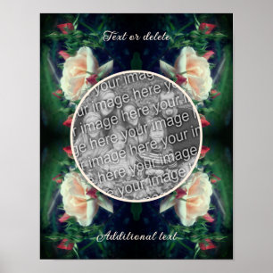 Skapa ditt eget foto Peach Ro och Buds Poster