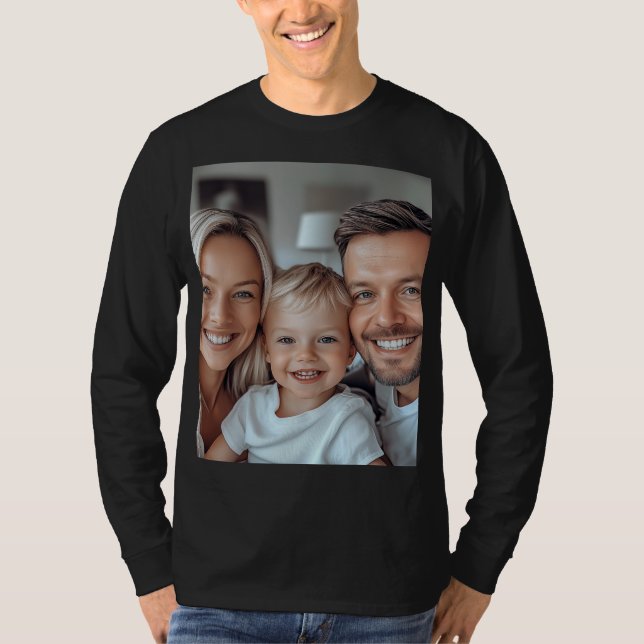 Skapa Ditt Eget Foto T Shirt (Framsida)
