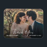 Skapa ditt eget foto Tack Bröllop Magnet<br><div class="desc">Skapa ditt eget foto Tack Bröllop magnet. Skicka det här tackkortet till alla gäster i bröllop. Lägg till ett eget foto och en egen text,  namn och datum.</div>