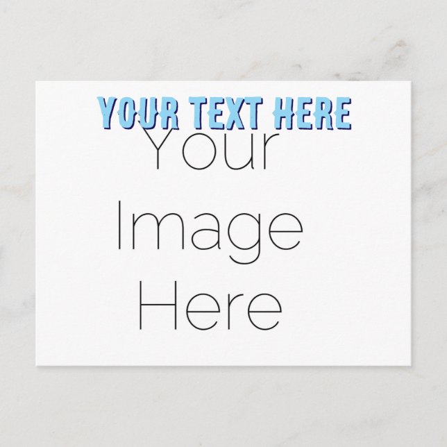 skapa ditt eget foto text vykort (Framsida)
