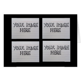 Skapa ditt eget fotohälsningskort hälsningskort