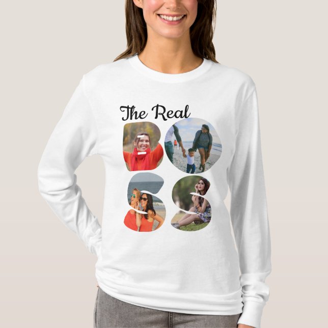 Skapa ditt eget fotomatchande par i chef t shirt (Framsida)